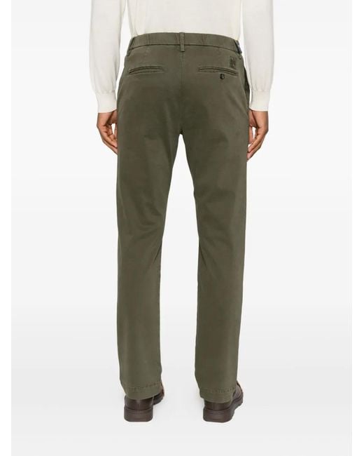 Jacob Cohen Green Button-Fastening Trousers for men