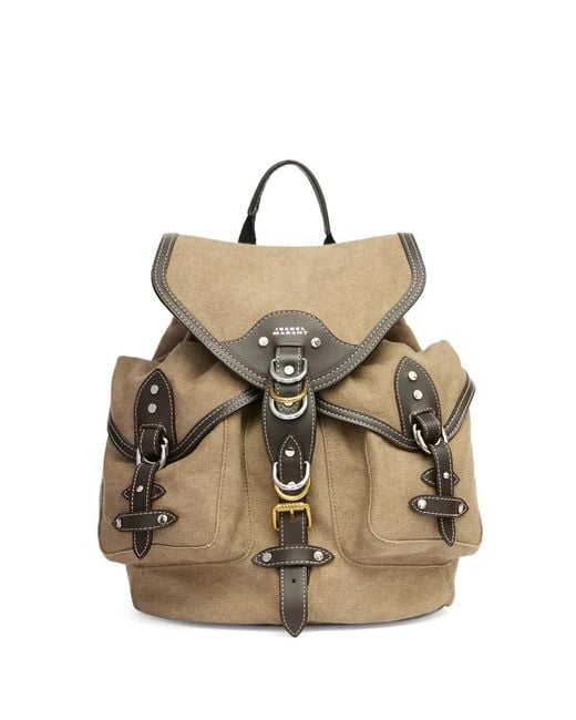 Isabel Marant Metallic Yumbo Small Backpack