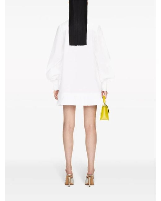 Off-White c/o Virgil Abloh White Cotton Shirt Dress