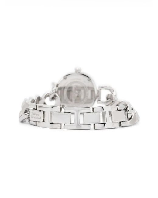 Reloj Orb Button de 25 mm Vivienne Westwood de color White