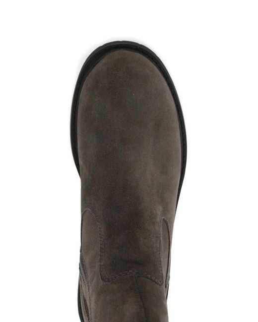 Geox Black Platform Elasticated-Panel Boots