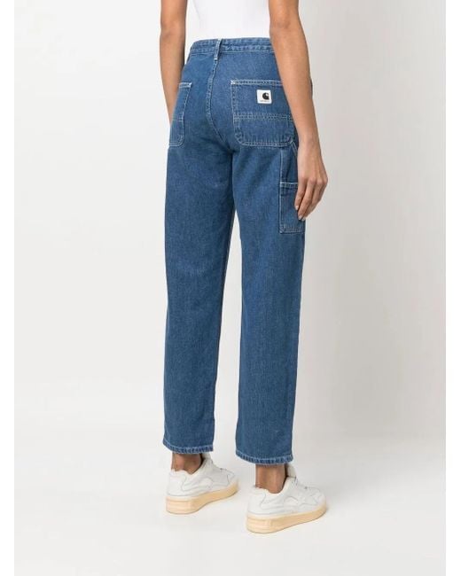 Carhartt Blue Pierce Straight-Leg Jeans