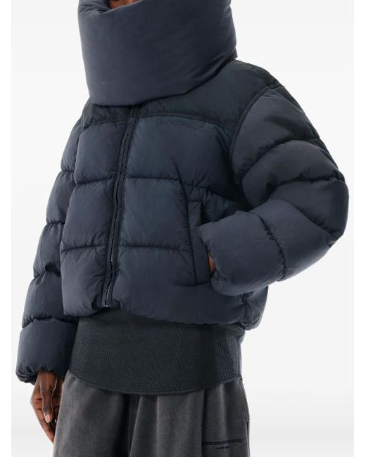 Alexander Wang クロップド パデッドジャケット Blue