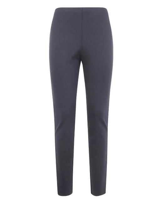 Leggings Con Cuciture Centrali di Pierantoniogaspari in Blue