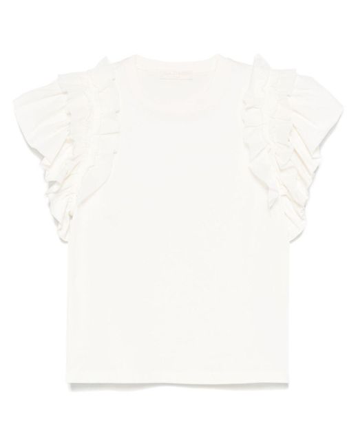 Ulla Johnson White Leia Top