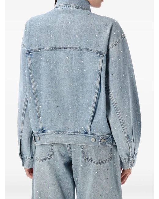 Levi's Blue 90's Trucker Crystal