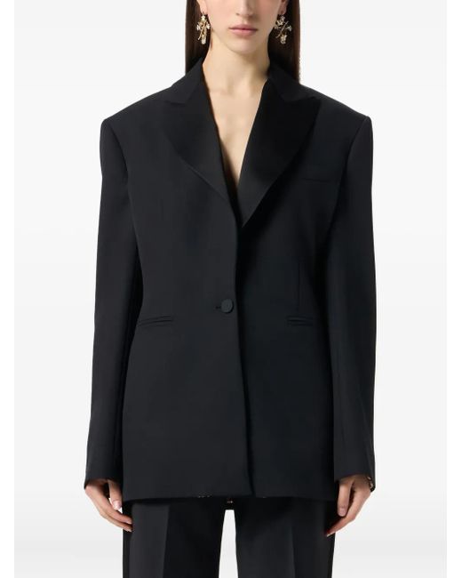 Blumarine Black Single-Breasted Blazer
