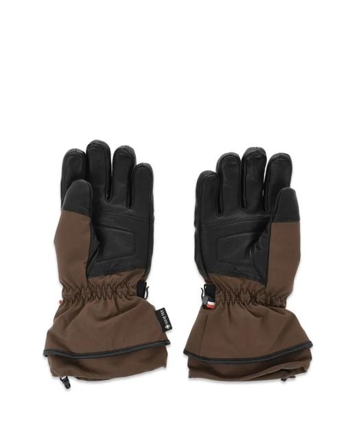 Moncler Black Gore-Tex Drawstring Gloves for men