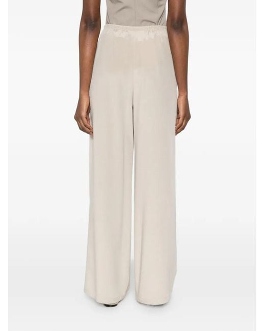 Max Mara White Mxpmaga Elastic-Waistband Trousers