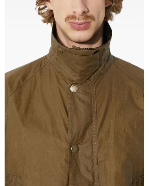 メンズ Barbour コーデュロイカラー ジャケット Brown