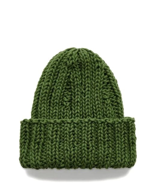 Berretto di Auralee in Green da Uomo
