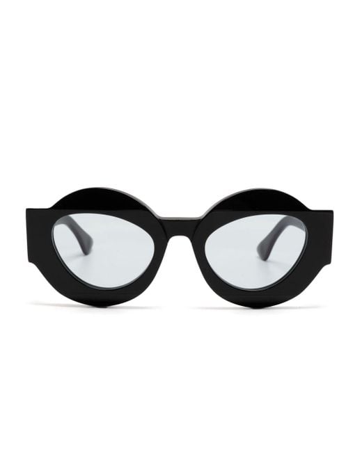 Kuboraum Black X22 Round-frame Sunglasses
