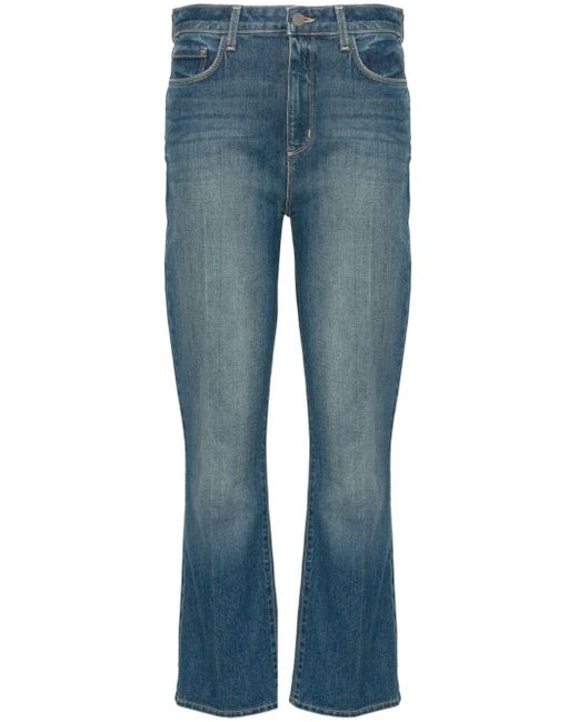 L'Agence Blue High-rise Bootcut Jeans