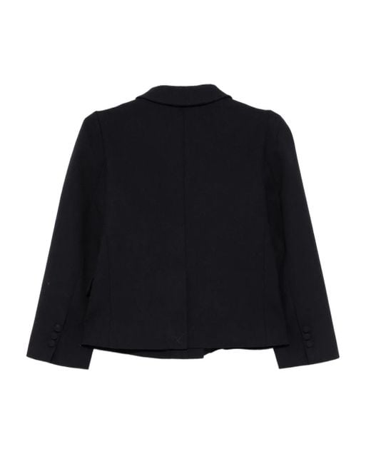 ShuShu/Tong Black Wool Blazer