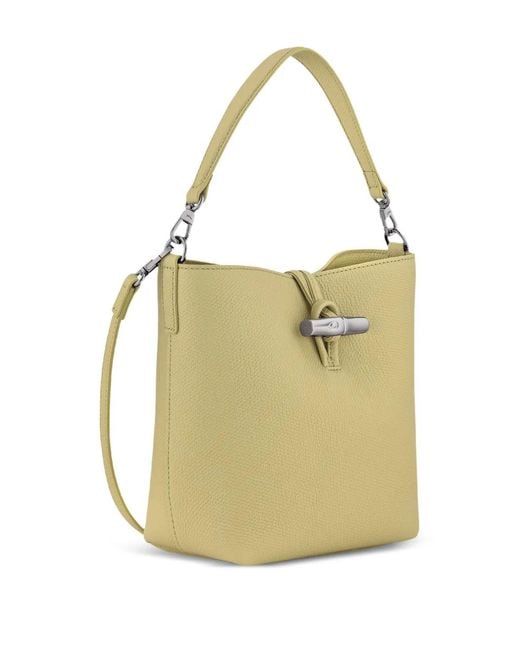 Longchamp Le Roseau Xs Bucket-Tas in het Yellow
