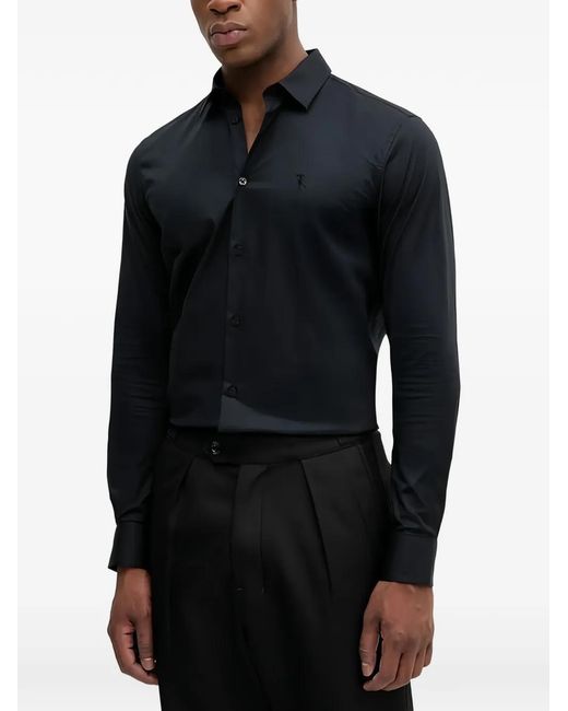 Trussardi Black Buttoned Shirt for men