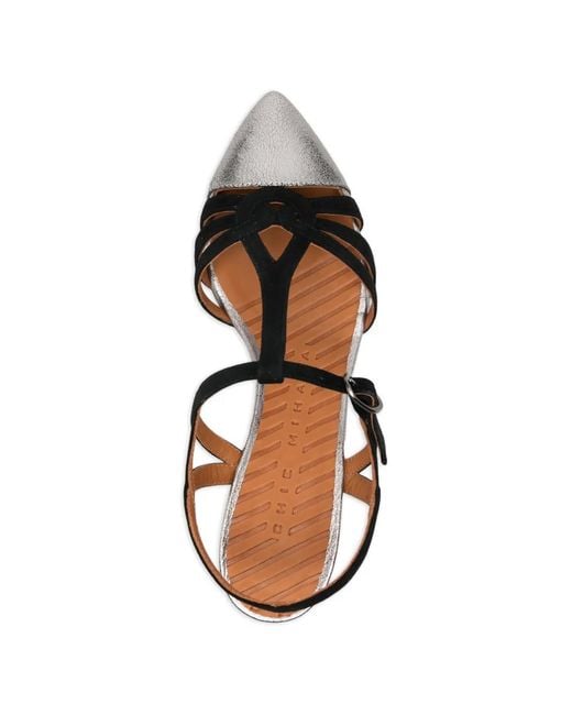 Chie Mihara Metallic Rosali Strappy Pumps