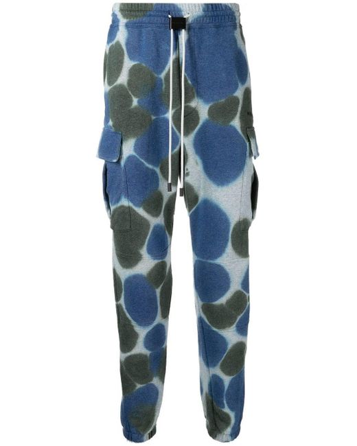 Pantalon de jogging en coton à imprimé tie-dye Buscemi pour homme en coloris Blue