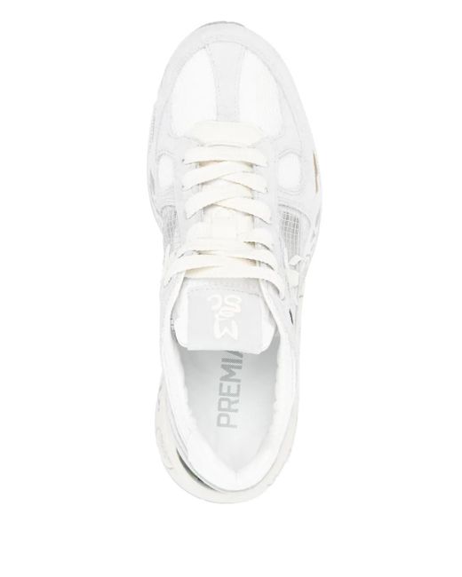 Premiata White Mased 5661 Sneakers