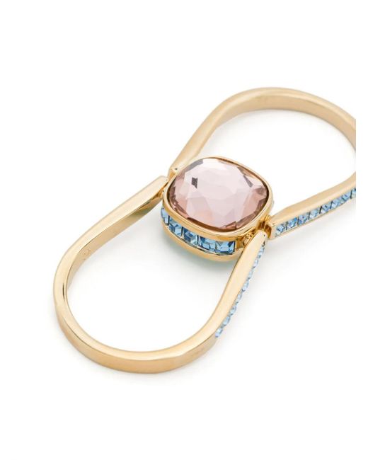Swarovski Metallic Chroma Twist Ring
