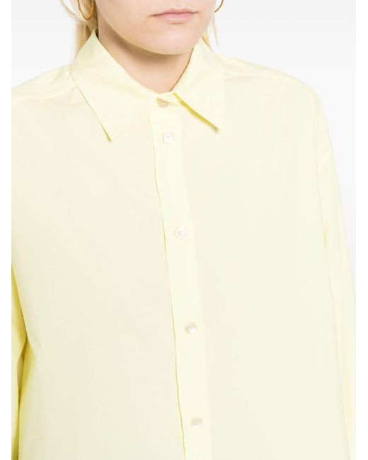 Forte Forte Yellow Long-sleeve Cotton Shirt