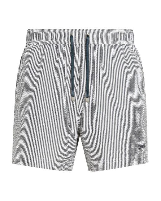 Zegna Gray Swimsuit for men