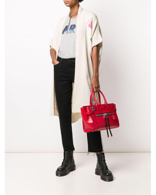 knee length knit cardigan