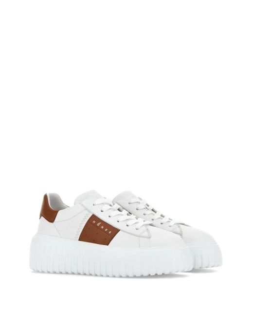 Hogan White Logo Sneakers