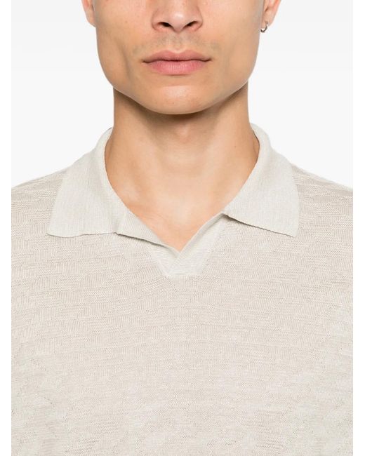 Corneliani White Short-Sleeve T-Shirt for men