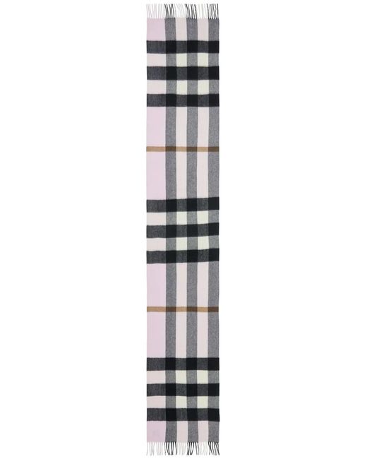 Sciarpa A Quadri di Burberry in White