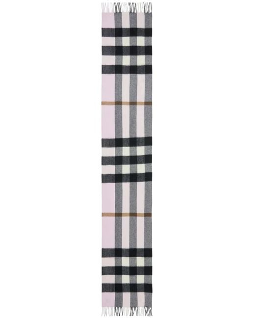 Sciarpa A Quadri di Burberry in White
