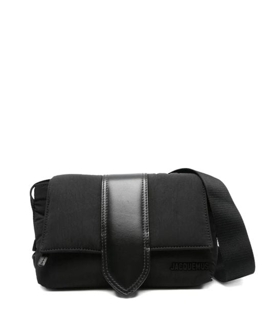 Jacquemus Black Le Petit Messenger Crossbody Bag for men