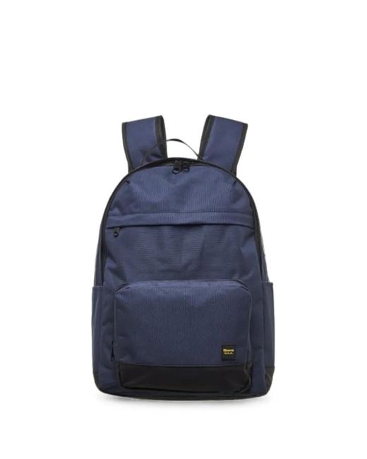 East Logo-Patch Zip-Around Backpack Blauer pour homme en coloris Blue