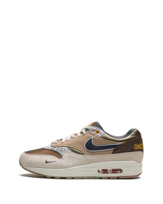 Nike Brown Air Max 1 '87 Lace-Up Sneakers for men