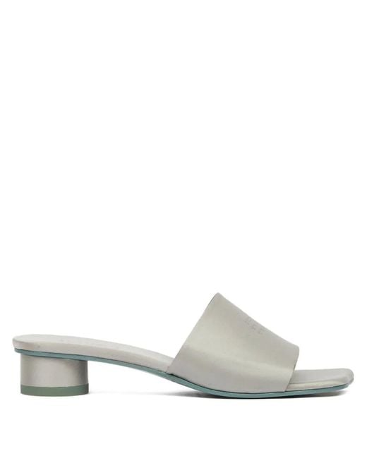 MM6 by Maison Margiela レディース ホワイト ロゴ サンダルの通販はau
