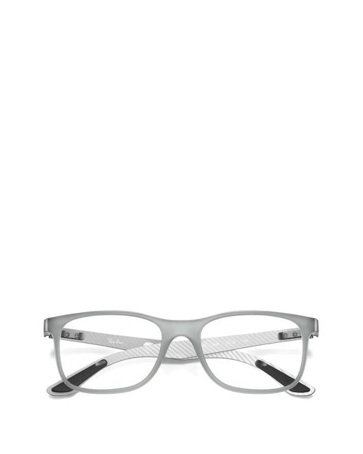 Ray-Ban Gray Square-Frame Glasses