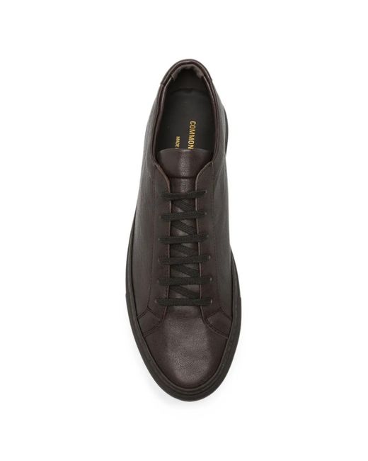 Common Projects Gray Leather Sneakers for men