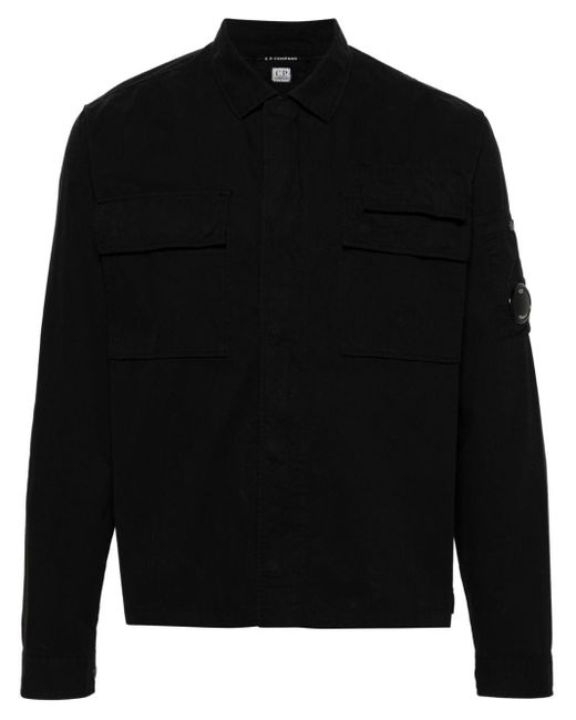 C P Company Hemd mit Linsen-Detail in Black für Herren