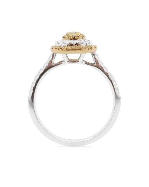 HYT Jewelry Metallic Diamond Cocktail Ring