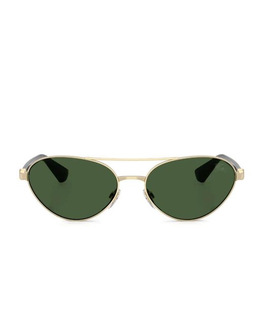 Burberry Green Be3165 Pilot-Frame Sunglasses