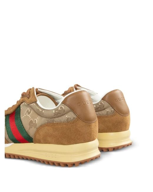 Gucci Brown Re-Motion Sneaker, Nylon for men