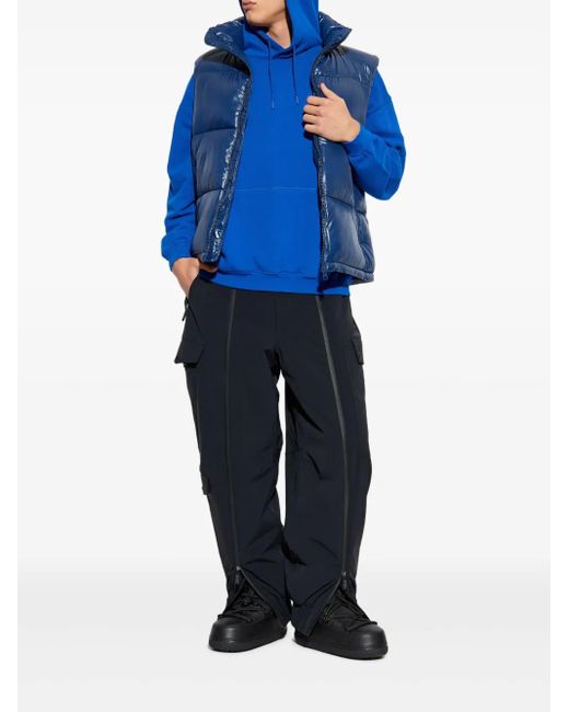 Save The Duck Blue Ailantus Padded Zip-Up Jacket for men