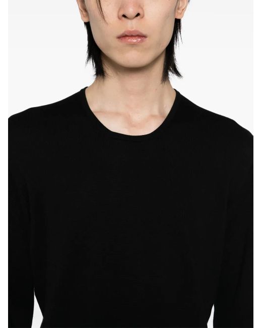 Label Under Construction Trui Met Ronde Hals in het Black voor heren