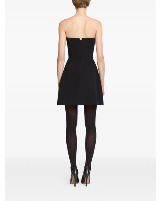 elie saab short black dress Elie Saab Black Square Neck-line Cocktail Dress $2130 NWOT