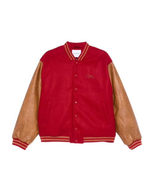 House Of Sunny Embroidered-Logo Bomber Jacket