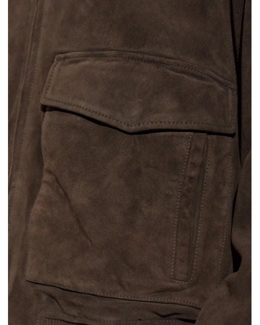 Bomber Emil di Agolde in Brown da Uomo