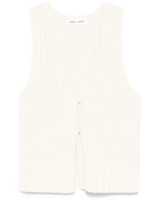 Samsøe & Samsøe White Salou Vest