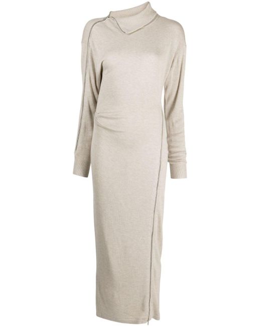 Robe longue Gemmy à design asymétrique Isabel Marant en coloris Natural
