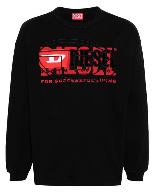 DIESEL S-Baxt-N1 Sweatshirt in Black für Herren