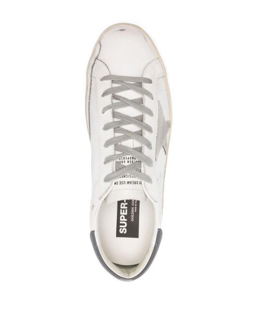 Golden Goose Deluxe Brand Super-Star Sneakers im Used-Look in White für Herren